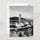 Alcatraz Island Lighthouse Postkarte (Vorne/Hinten)