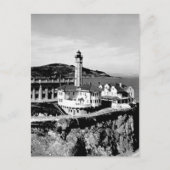 Alcatraz Island Lighthouse Postkarte (Vorderseite)