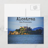 Alcatraz Island San Francisco Kalifornien Postkarte (Vorne/Hinten)