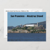Alcatraz Island - San Francisco Postcard Postkarte (Vorne/Hinten)
