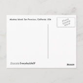 Alcatraz Island - San Francisco Postcard Postkarte (Rückseite)