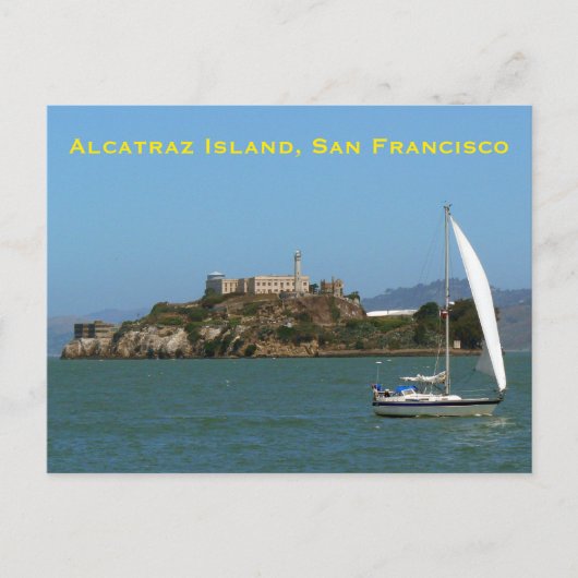 Alcatraz Island San Francisco Postkarte (Vorderseite)