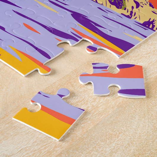 Alcatraz Island San Francisco Vintage Puzzle (Seite)