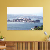 Alcatraz Island Von der Bayside Front Leinwand Art (Insitu (Wohnzimmer))
