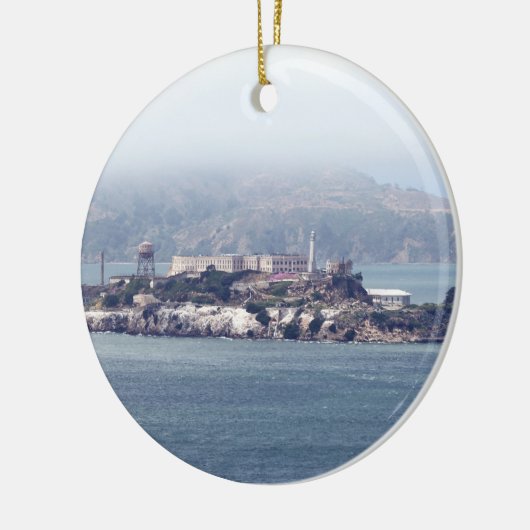 Alcatraz Keramik Ornament (Links)