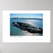 Alcatraz mit Stadt Poster (Vorne)