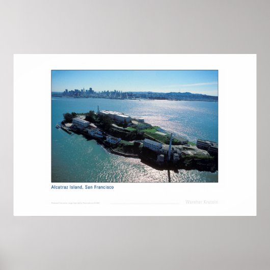 Alcatraz mit Stadt Poster (Vorne)