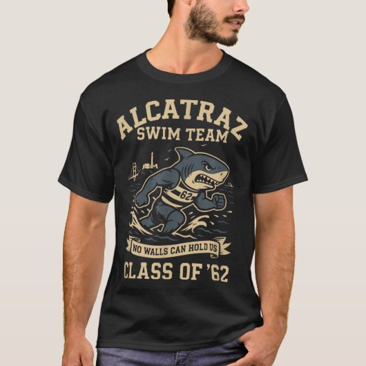 Alcatraz Penitentiary Swim Team  T-Shirt (Vorderseite)