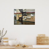 Alcatraz Penitentin Barber Shop Poster (Küche)