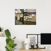 Alcatraz Penitentin Barber Shop Poster (Heimbüro)