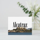 Alcatraz Postcard mit Alcatraz im Himmel Postkarte (Stehend Vorderseite)