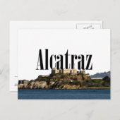 Alcatraz Postcard mit Alcatraz im Himmel Postkarte (Vorne/Hinten)