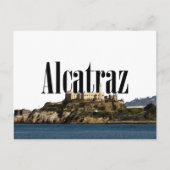 Alcatraz Postcard mit Alcatraz im Himmel Postkarte (Vorderseite)