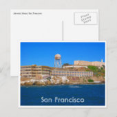 Alcatraz Postkarte (Vorne/Hinten)