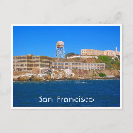 Alcatraz Postkarte (Vorderseite)