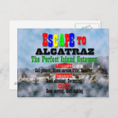 Alcatraz Postkarte (Vorne/Hinten)