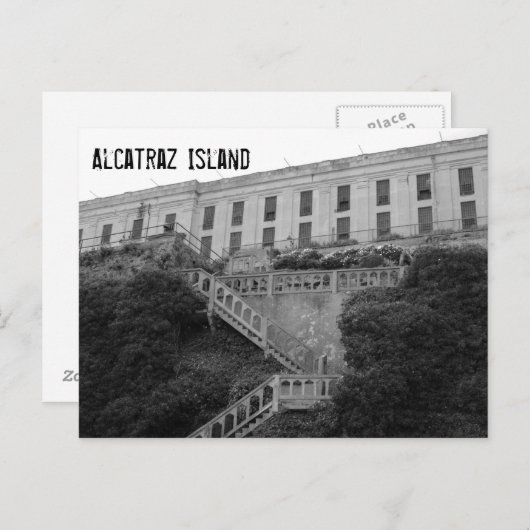 Alcatraz Prison Postkarte (Vorne/Hinten)