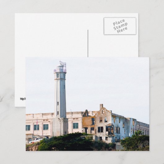 Alcatraz Prison Postkarte (Vorne/Hinten)