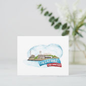 Alcatraz Prison San Francisco Postkarte (Stehend Vorderseite)