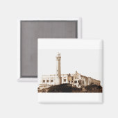 Alcatraz Prison (Sepia Tones) Magnet (Vorderseite/Rückseite)