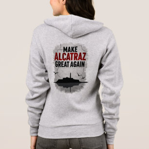 Alcatraz Revival Club - Retro Satire Hoodie
