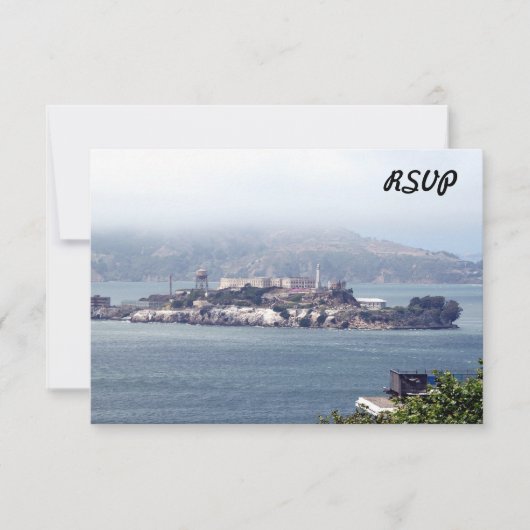 Alcatraz RSVP Karte (Vorderseite)