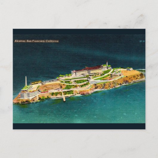 Alcatraz San Francisco Postkarte (Vorderseite)