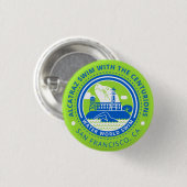 Alcatraz Schwimmen mit dem Befehlshaberknopf Button (Vorne & Hinten)