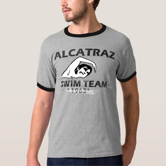 ALCATRAZ SCHWIMMTEAM T-Shirt (Vorderseite)