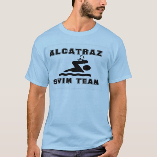 Alcatraz Schwimmteam-T-Shirt T-Shirt (Vorderseite)