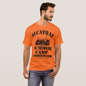 ALCATRAZ SOMMER-LAGER - SCHWARZES T-Shirt (Vorne ganz)