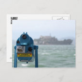 Alcatraz View Postkarte (Vorne/Hinten)