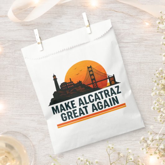 Alcatraz wieder großartig machen geschenktütchen (Ausgeschnitten)