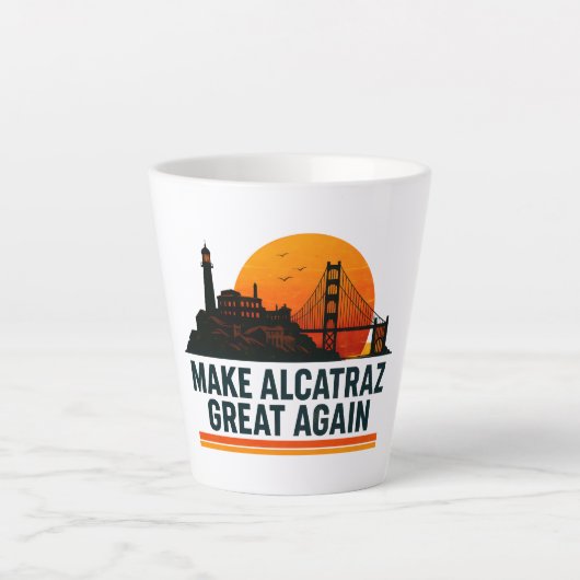 Alcatraz wieder großartig machen milchtasse (Vorderseite)