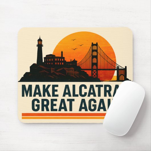 Alcatraz wieder großartig machen mousepad (Mit Mouse)