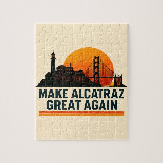 Alcatraz wieder großartig machen puzzle (Vertikal)