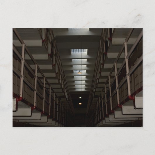 Alcatraz-Zellblock - Obere Ebene Postkarte (Vorderseite)