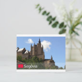 Alcazar de Segóvia, Espanha Postkarte (Stehend Vorderseite)
