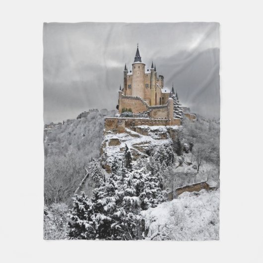 Alcazar de Segovia, Spanien Fleecedecke (Vorderseite)