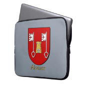 Alcazar-Familienschild Laptopschutzhülle (Vorderseite Links)