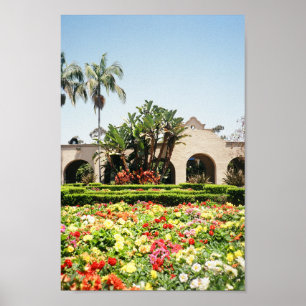 Alcazar Garden California Poster
