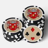 Alcazar Heraldic Arms Pokerchips (Stapel)