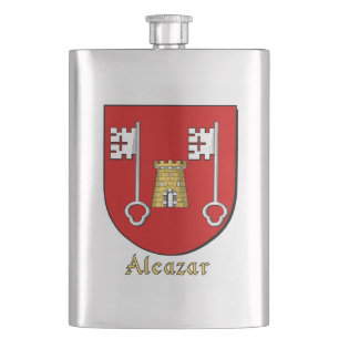 Alcazar Heraldic Shield Flachmann