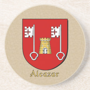 Alcazar Heraldic Shield Sandstein Untersetzer