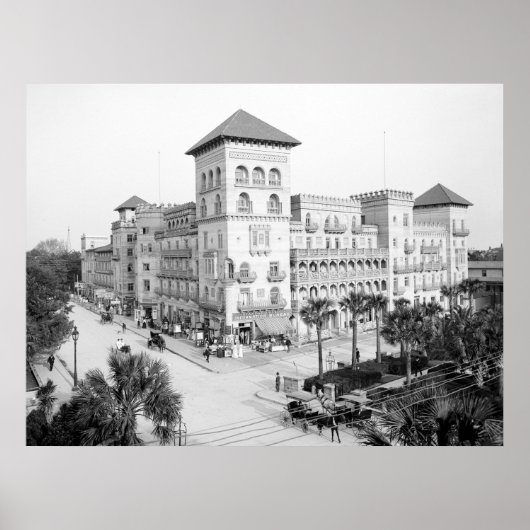 Alcazar Hotel, St Augustine, Florida, 1903 Poster (Vorne)