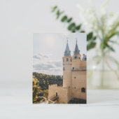 Alcázar of Segovia medieval castle Postkarte (Stehend Vorderseite)