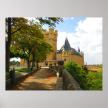 Alcazar (Schloss) von Segovia, Spanien - Poster