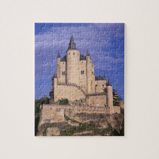 Alcazar, Segovia, Kastilien Leon, Spanien, Unesco Puzzle (Vertikal)