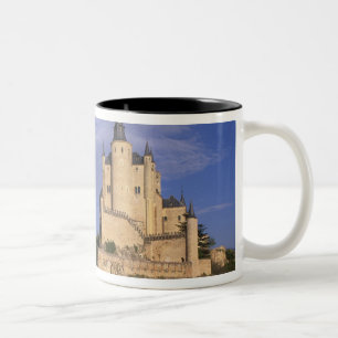 Alcazar, Segovia, Olivenölseife Leon, Spanien Zweifarbige Tasse