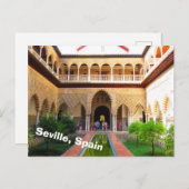 Alcazar, Sevilla, Spanien Postkarte (Vorne/Hinten)